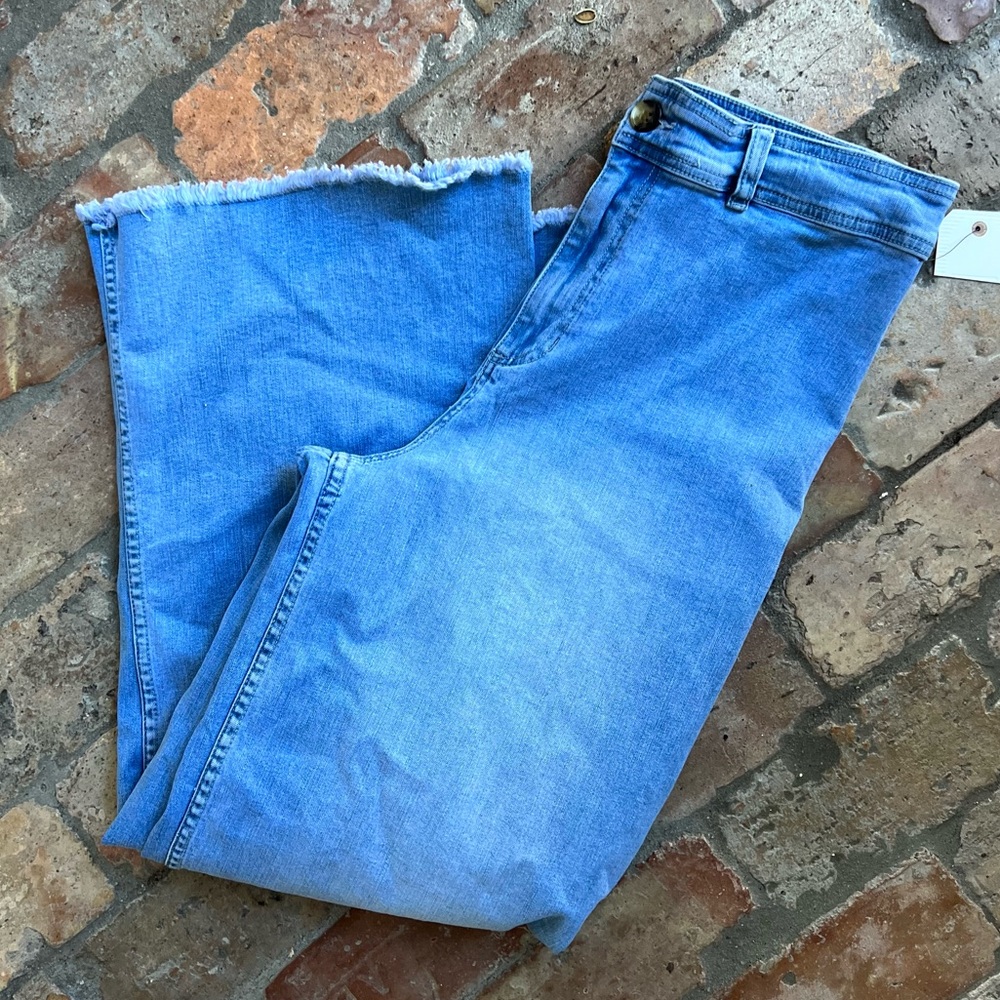 🔥🔥BILLABONG - INDIGO FREE FALL WIDE-LEG JEANS - Picture 13 of 15